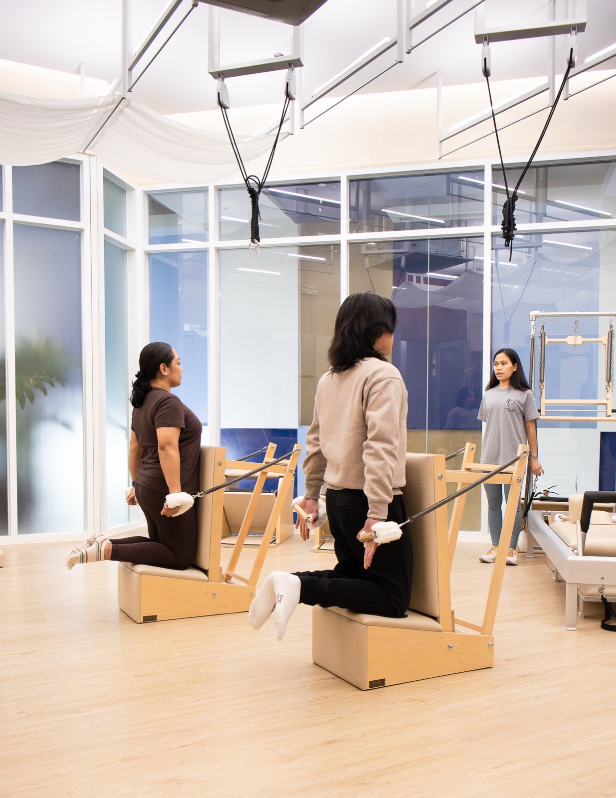 The dedicated private room, bright and light-filled